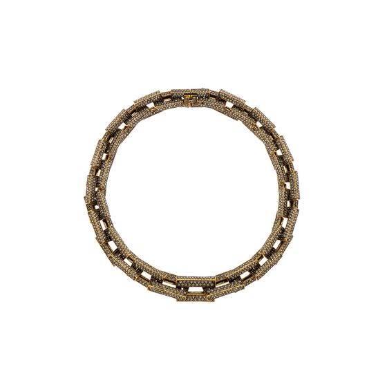 COLAR MAXI PAVE PREMIUM OURO